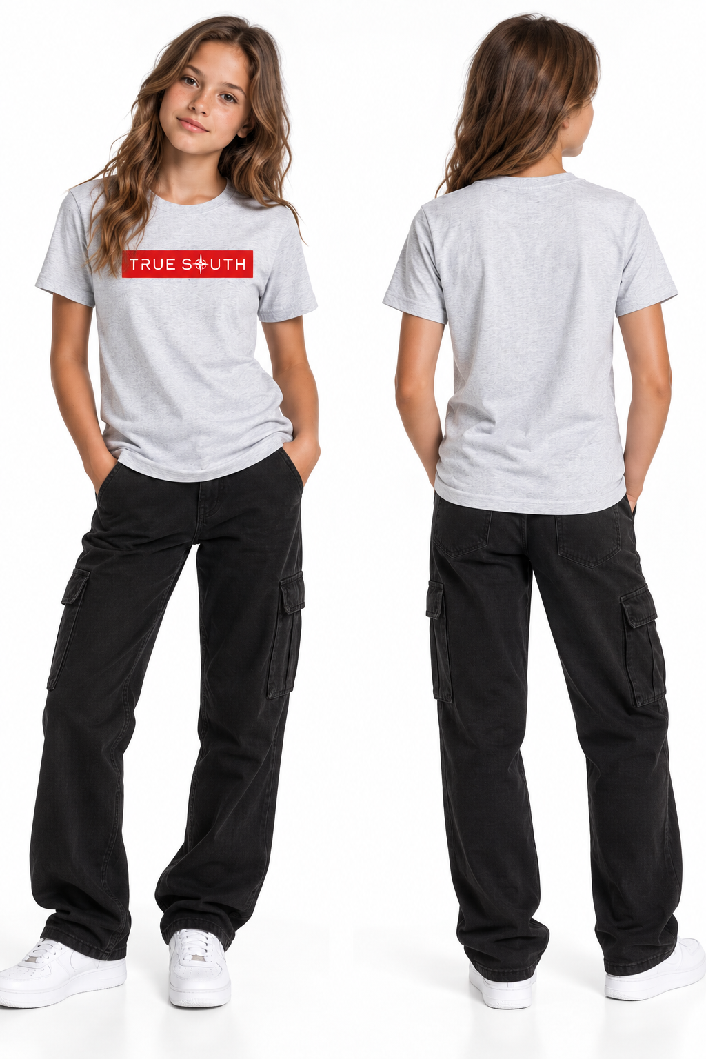 Junior - Classic Red Label T-Shirt Grey