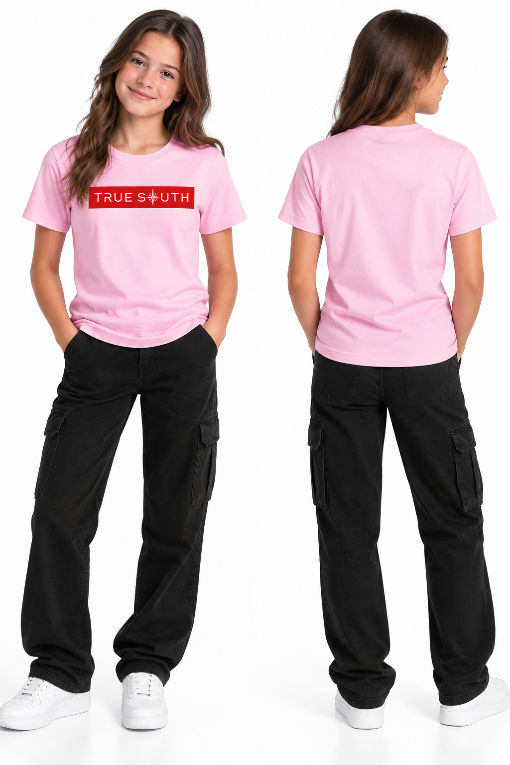 Junior - Classic Red Label T-Shirt Baby Pink