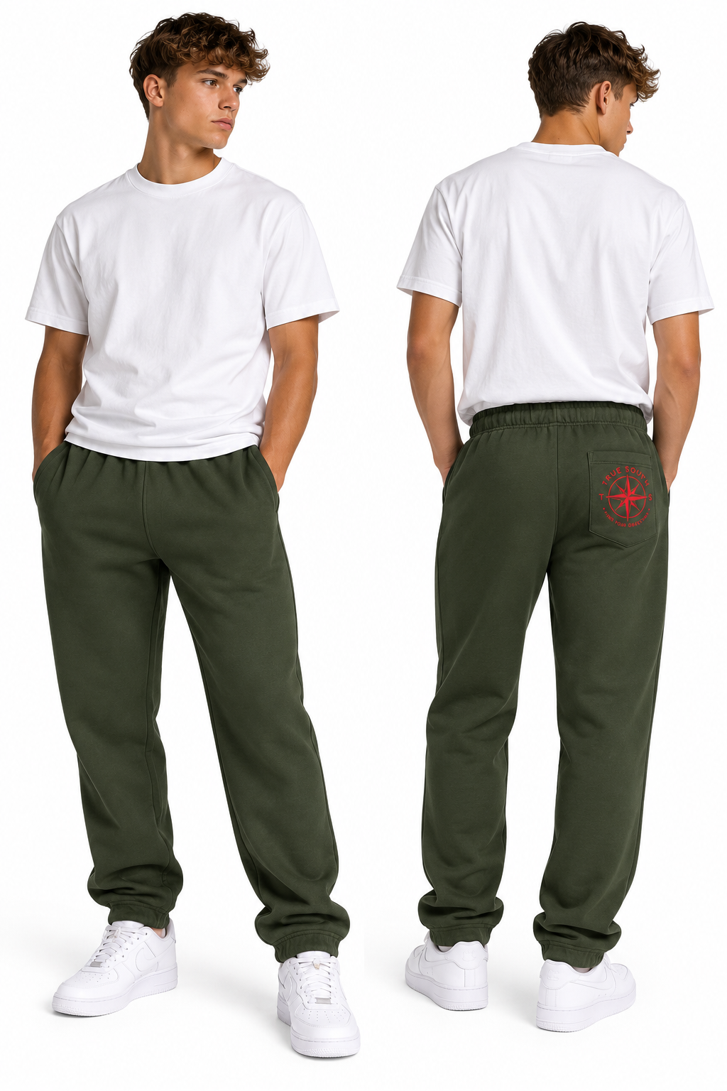 TS - Loose Fit Jog Pants Khaki