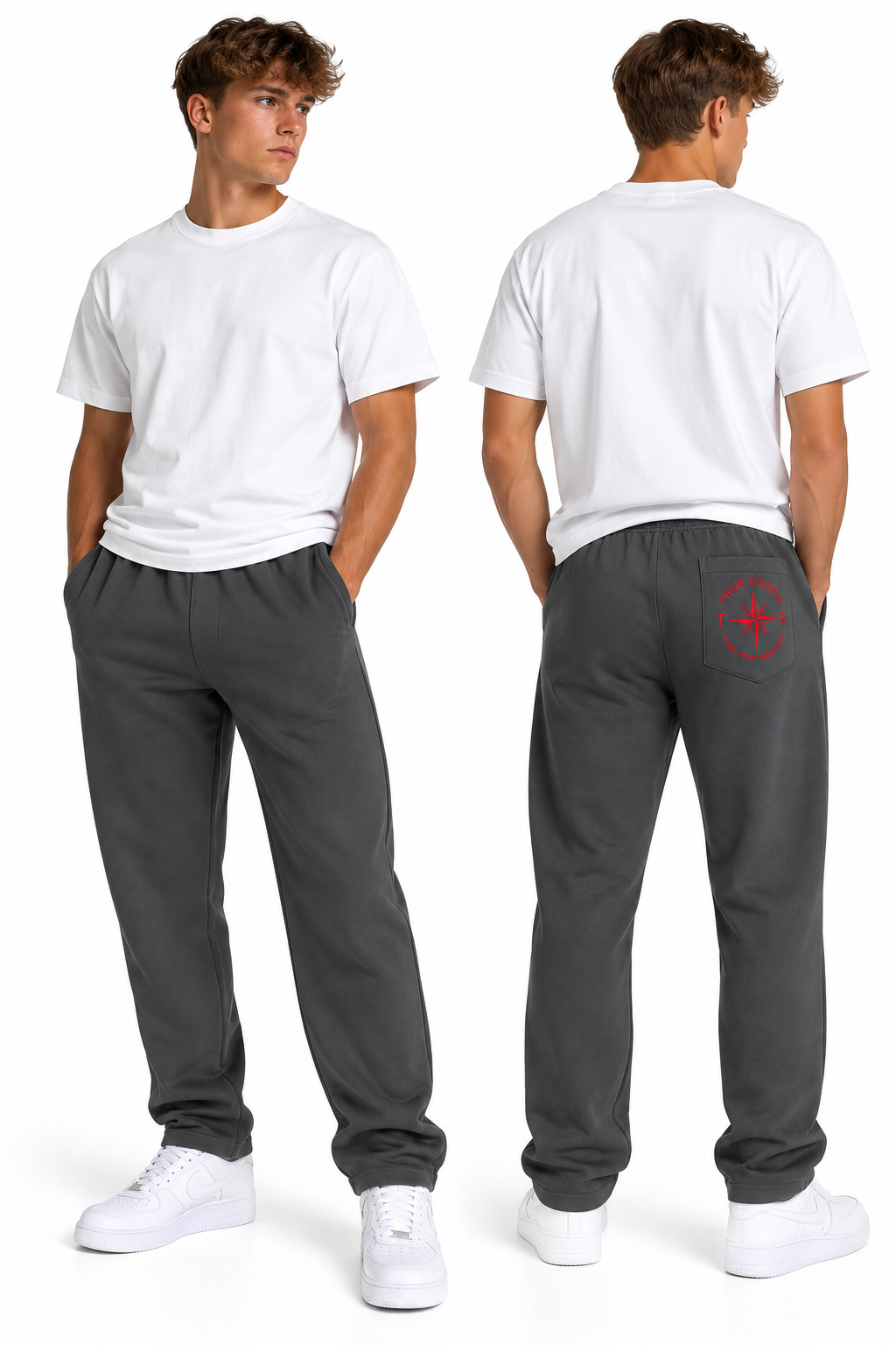 TS - Loose Fit Jog Pants Iron Grey