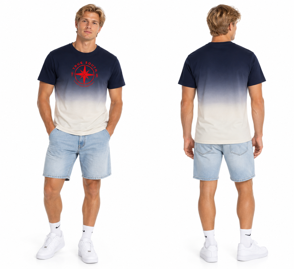 TS - Dipped T-Shirt - Navy