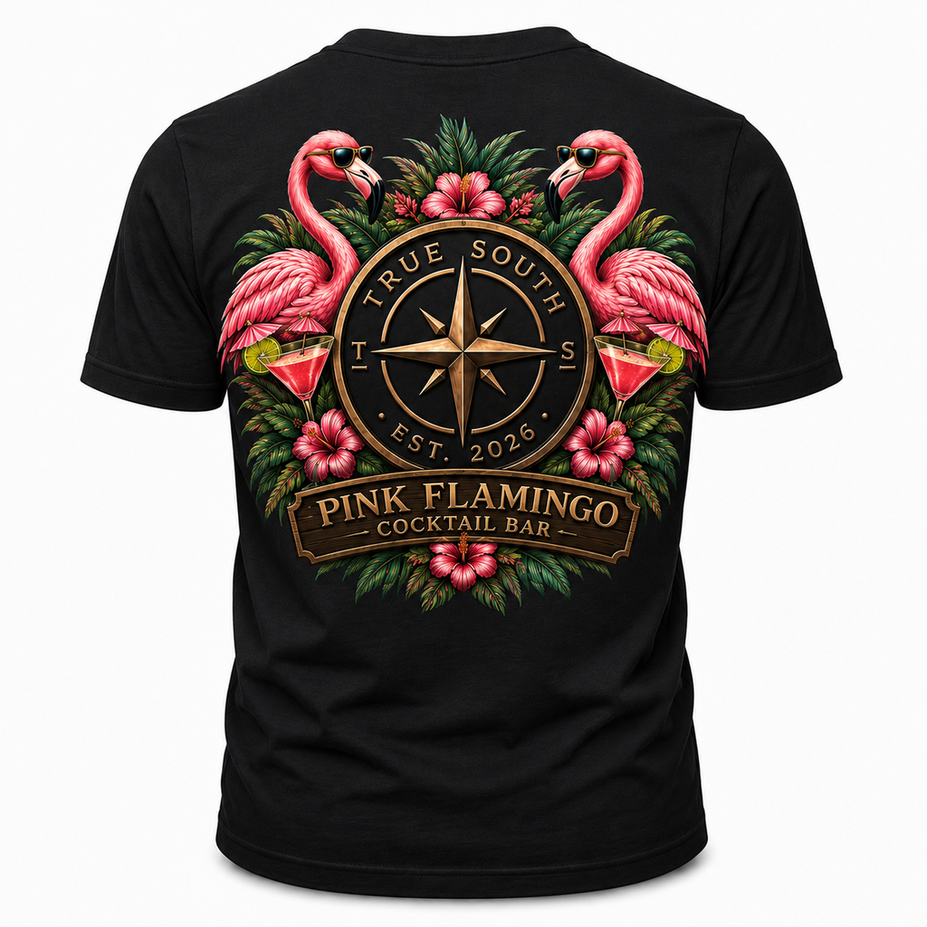 True Collectors Edition Pink Flamingo Cocktail Bar