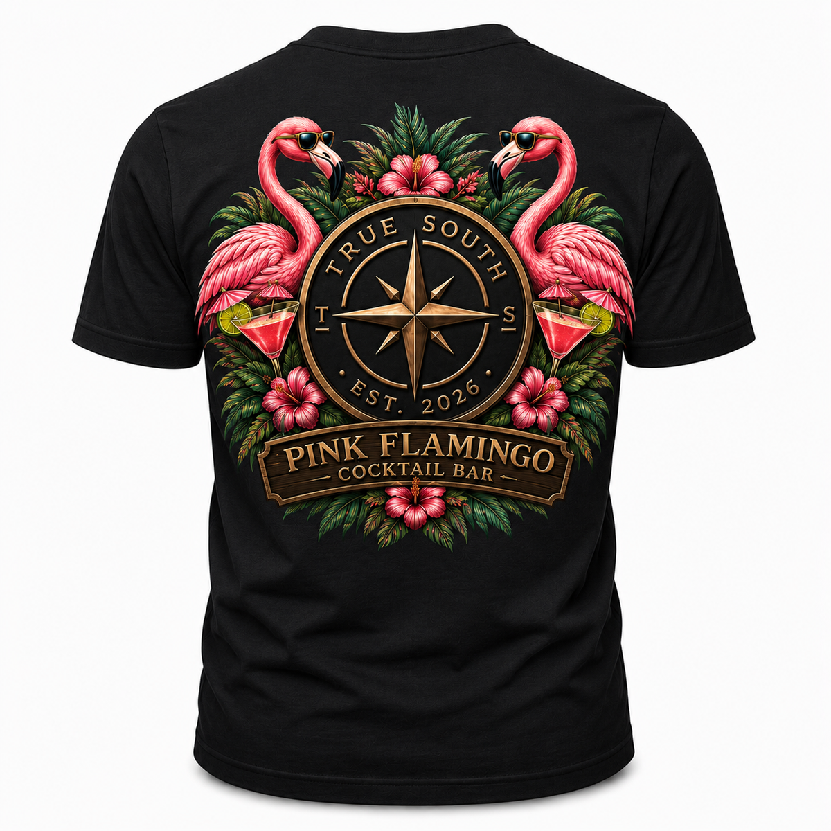 True Collectors Edition Pink Flamingo Cocktail Bar