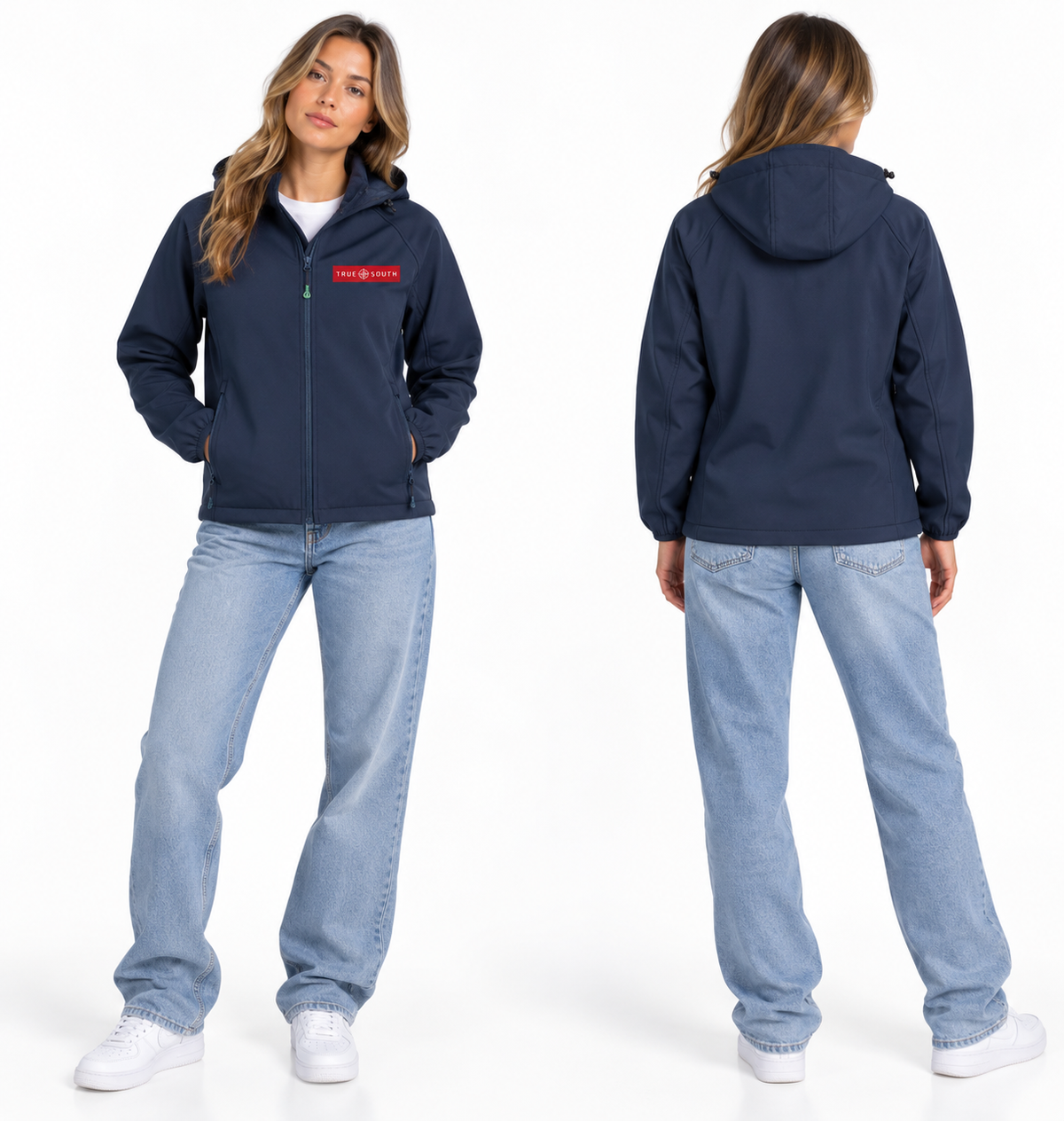 TS - Red Label Hooded Soft Shell Jacket Navy