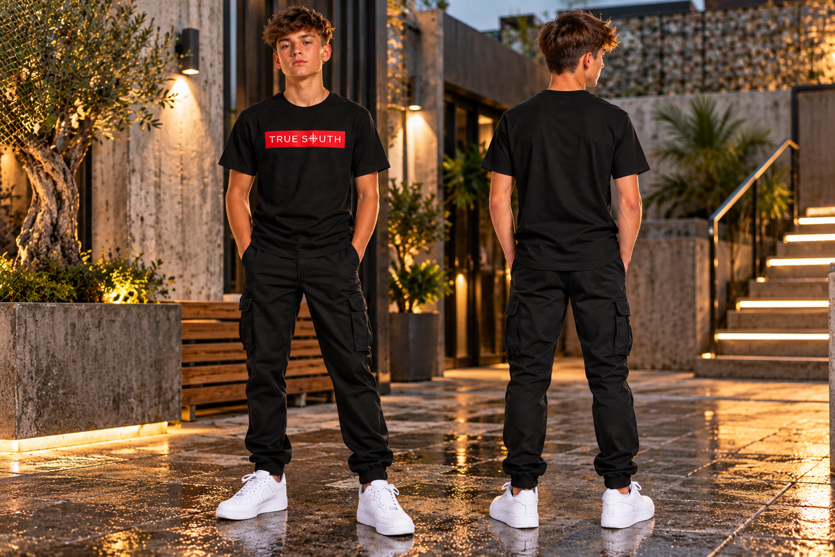 Junior - Classic Red Label T-Shirt Black