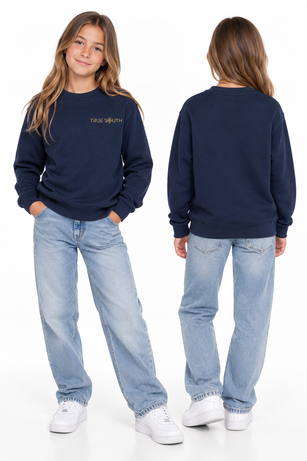 Junior - Classic Crew - Navy