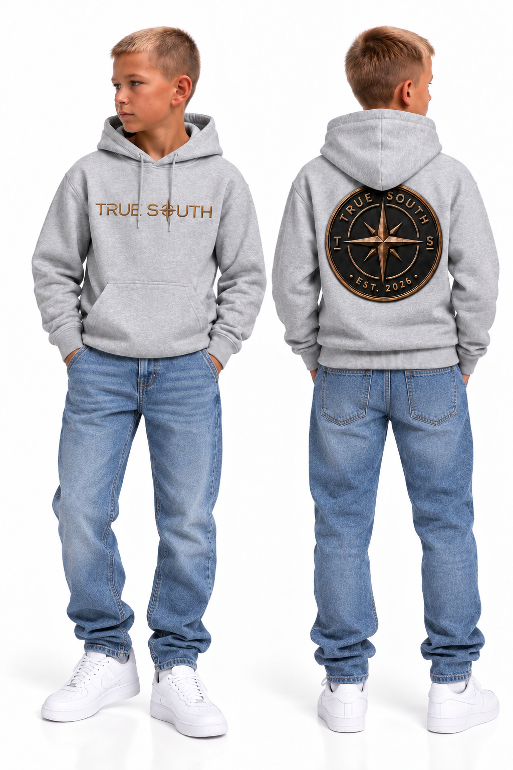 Junior - Classic Hoodie - Grey