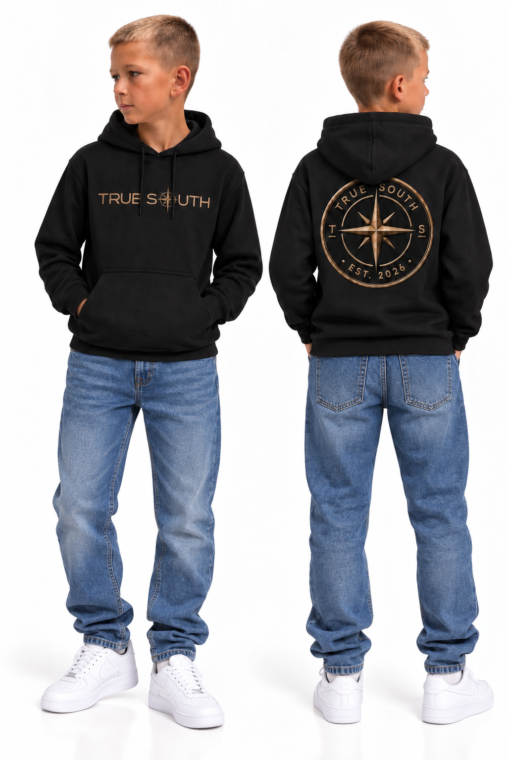 Junior - Classic Hoodie - Black