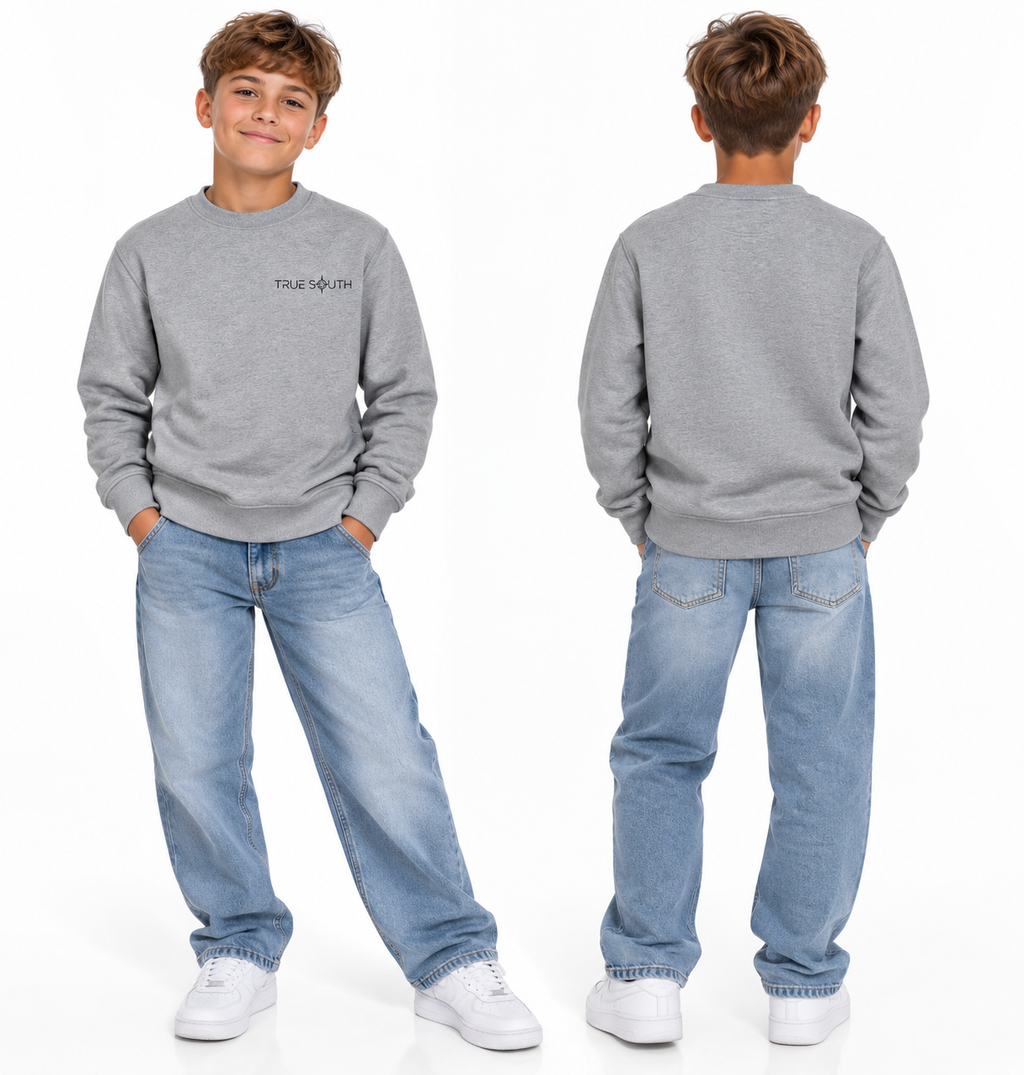 Junior - Classic Crew - Grey