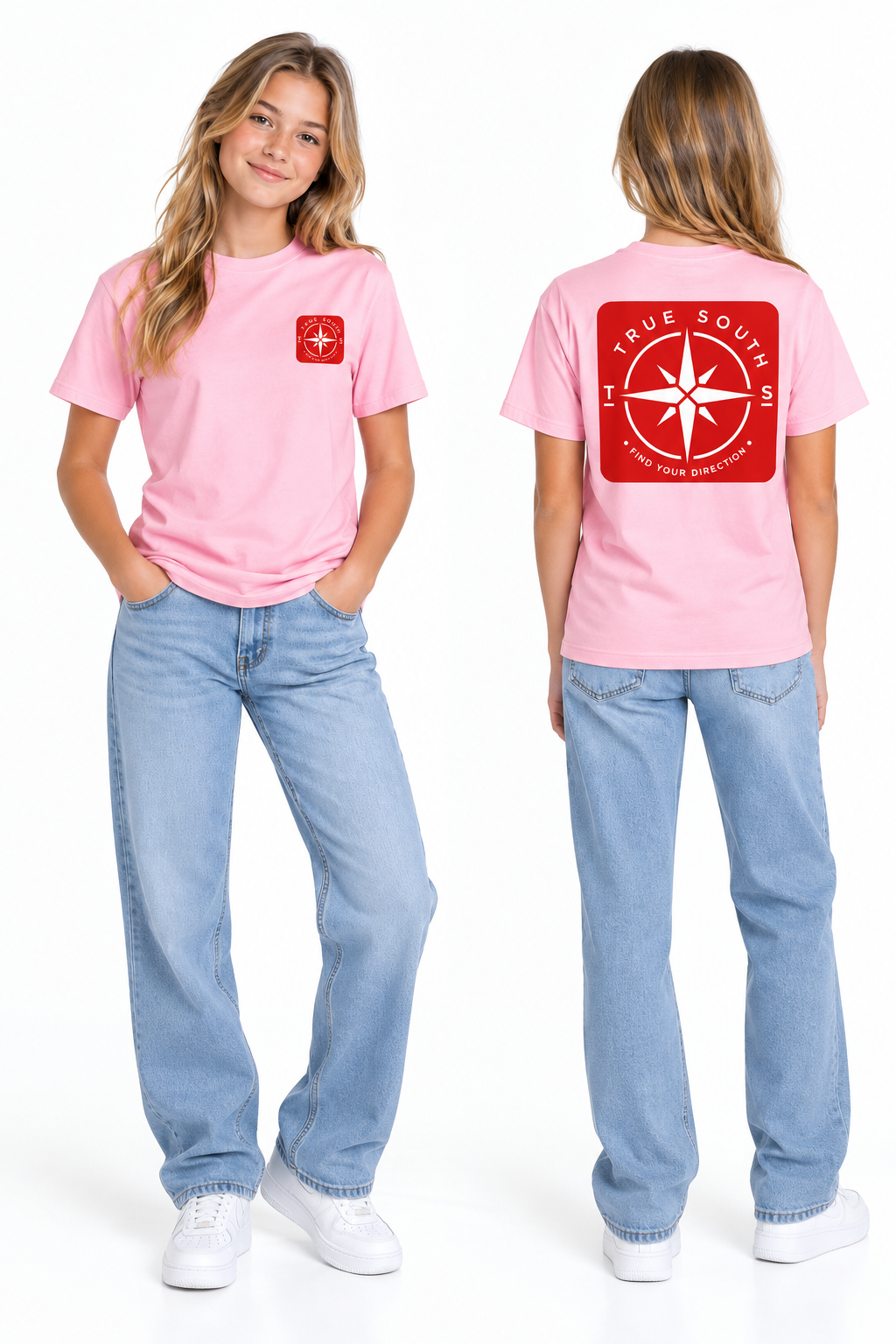 Junior - Logo T-Shirt Baby Pink