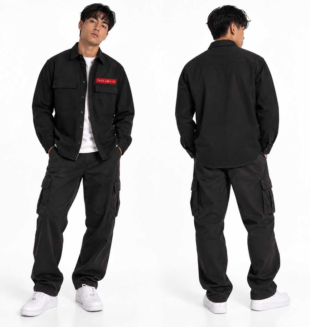 TS - Red Label Overshirt Black