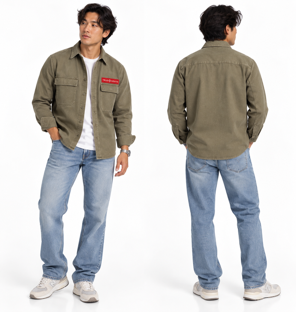 TS - Red Label Overshirt Khaki